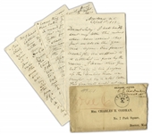 Civil War Archive by the Colonel Commanding the 45th Massachusetts Infantry -- ''...The battle at Kingston was a severe initiation...One man was killed at my side and many were hit all around me...''
